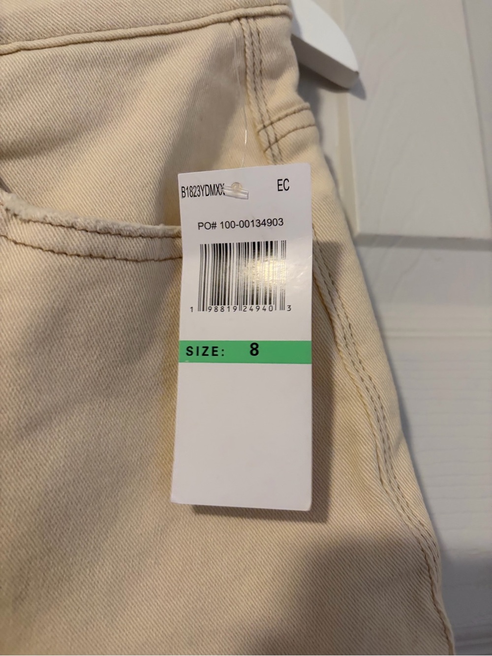 NWT Democracy Ab solution High Rise Center Seam Kick Flare Pant Side Slit Sz 8 - Picture 5 of 14